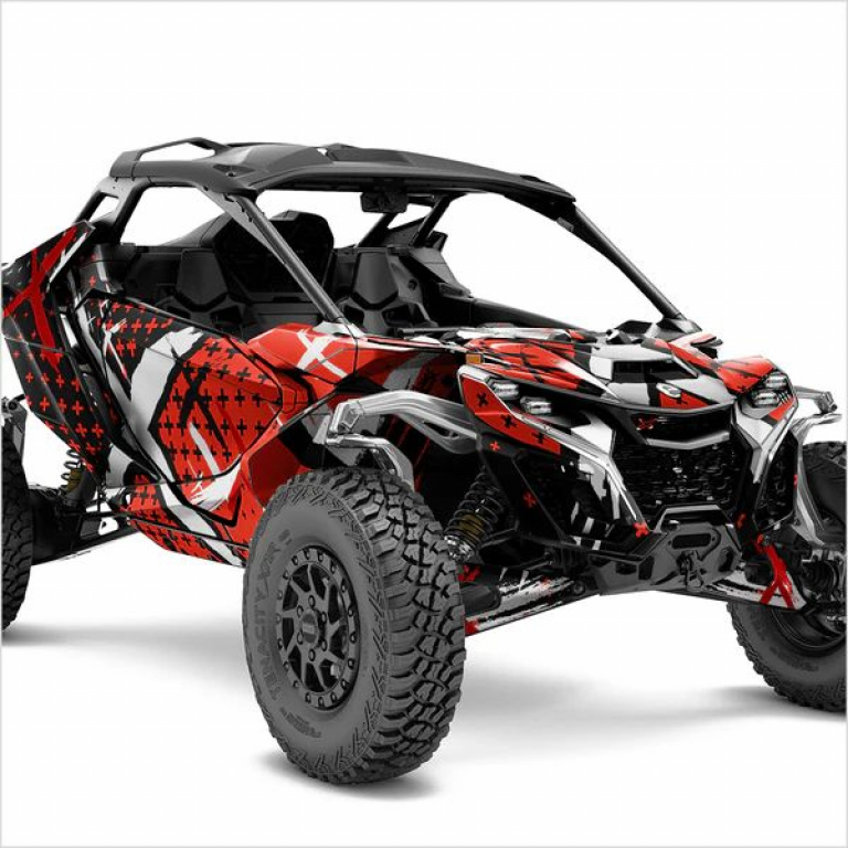 X-Design Red XL Version for Can-Am Maverick R 2 Doors